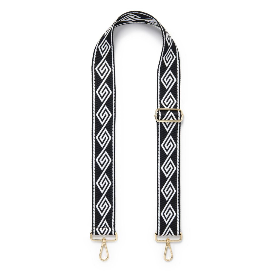 Black/White Pattern Interchangeable Bag Straps