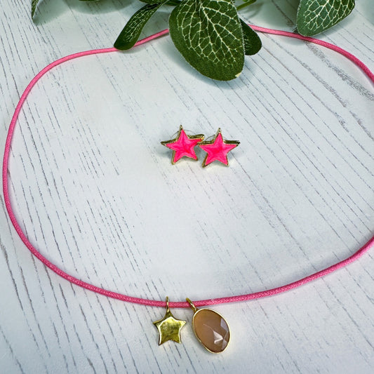 Star Jewellery Set - Pink
