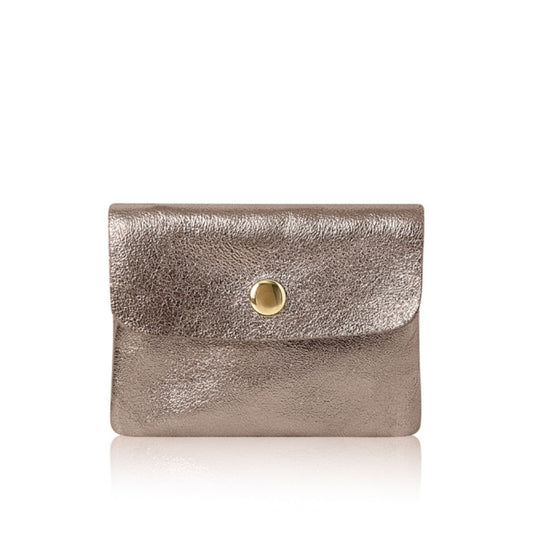 Bronze Leather Coin Purse