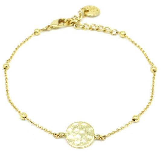 Chechia Gold Moon Charm Bracelet