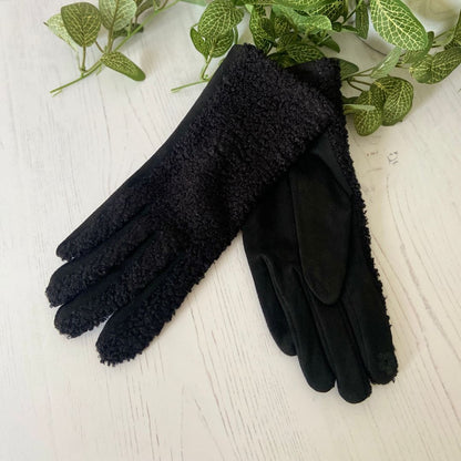 Boucle Gloves - Black