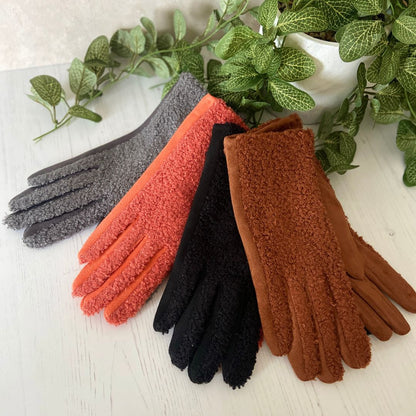 Boucle Gloves - Tan