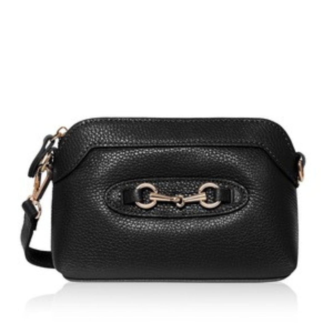 Sofia - Black Leather Bag