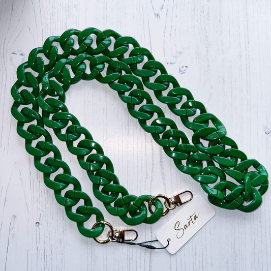 Green Link Bag Strap