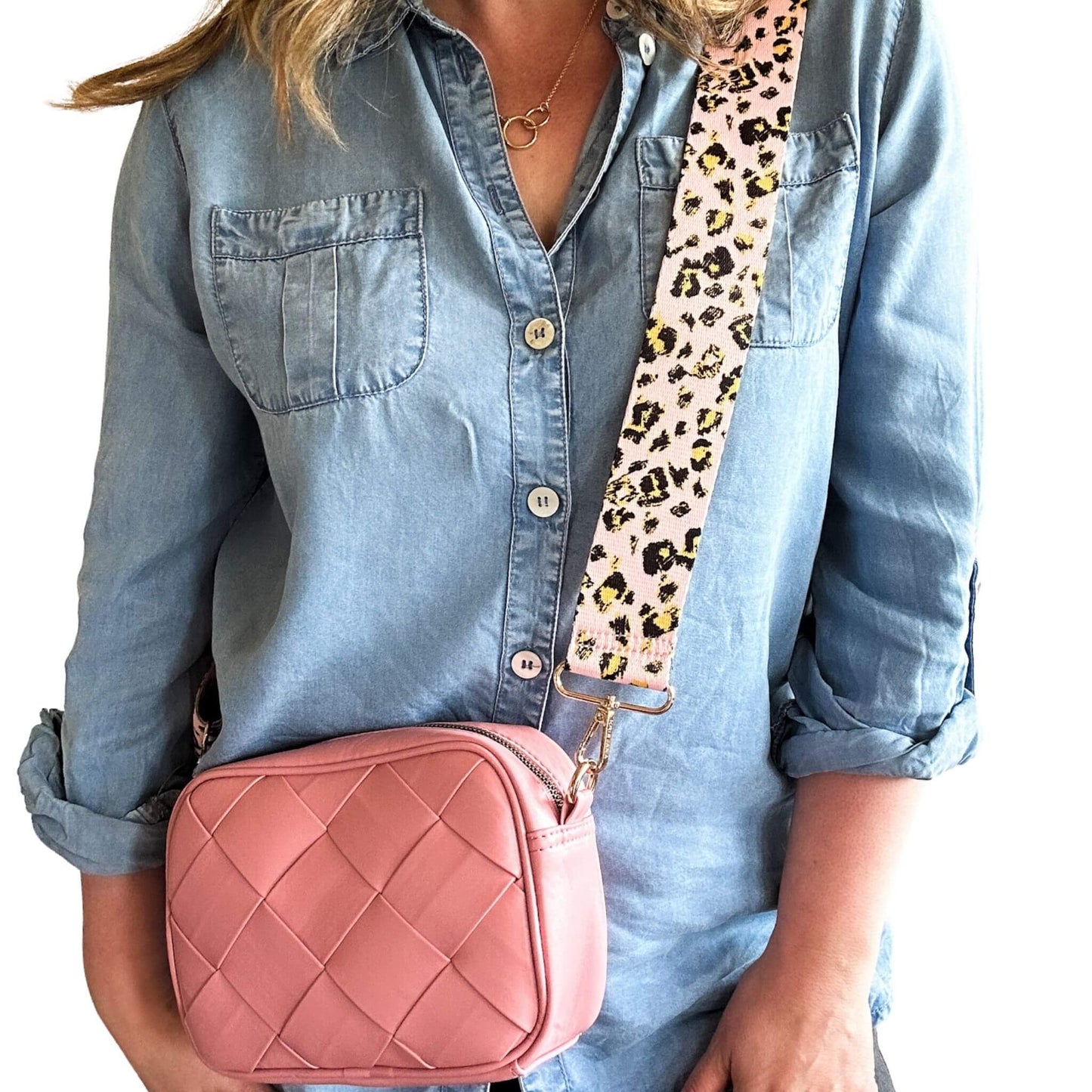 Isabela Crossbody Bag - Pink